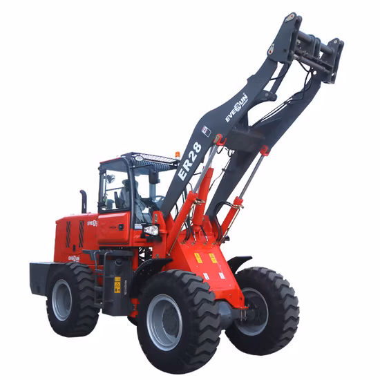 Everun Er28 2.8ton 좋은 품질의 장점을 지닌 미니 굴절식 휠 로더